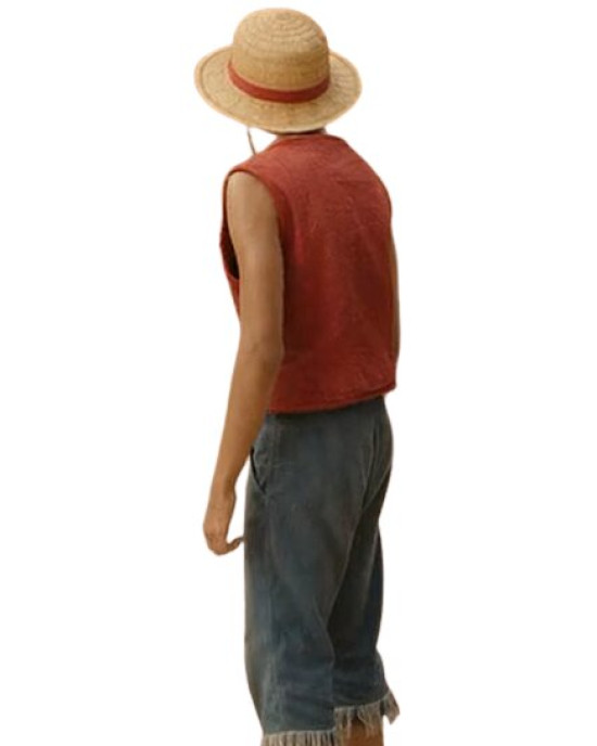 One Piece Iñaki Godoy Red Vest | Monkey D. Luffy Red Vest